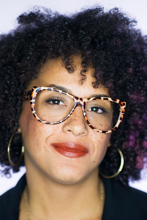 Chloe Wearing Hemp Organics Sienna Lipstick